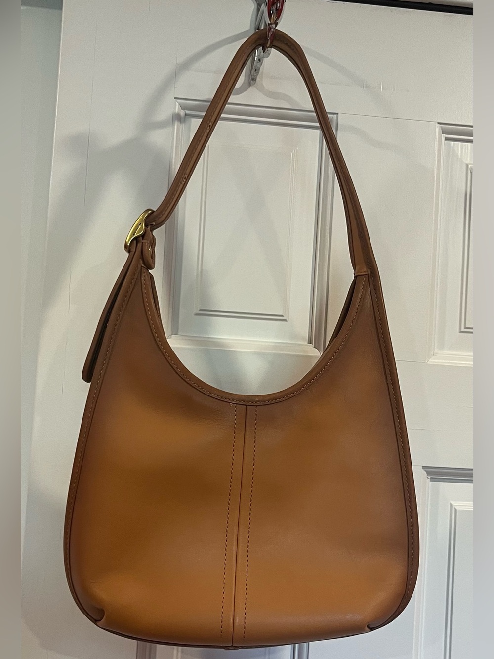 Coach Tan Leather Shoulder Bag